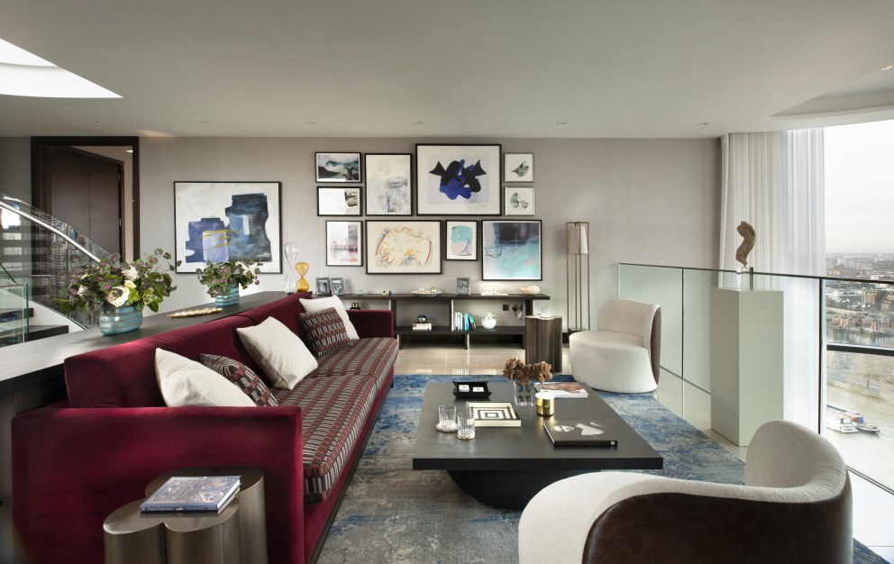 Corniche Penthouse C | Living room | Interior Designers